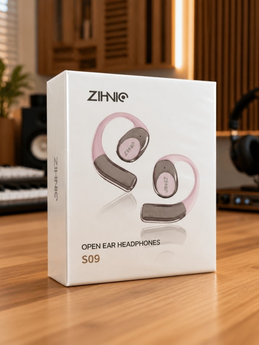 S09 Open-Ear Headphones — Pink